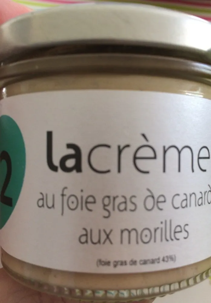 La crème au foie gras de canard aux morilles