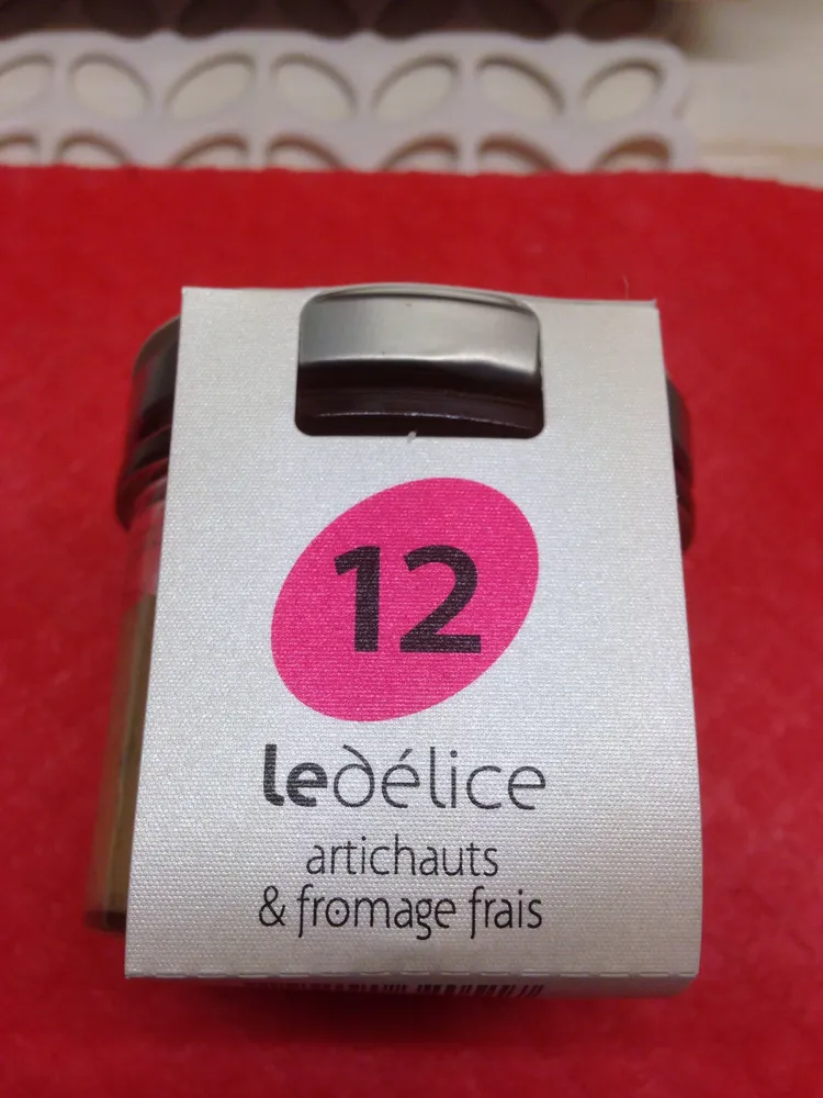 Le délice d'artichauts et fromage frais