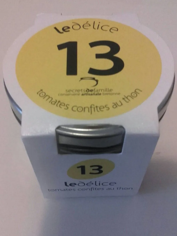 Le Délice 13 Tomates Confites Au Thon