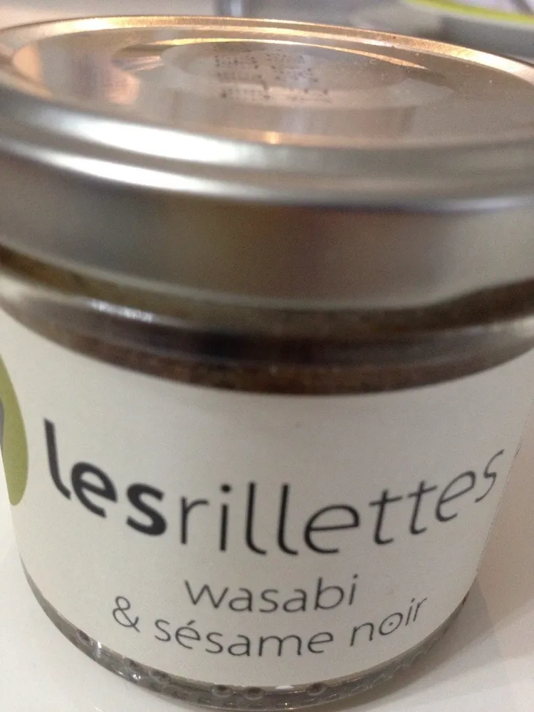 Les rillettes wasabi & sésame noir
