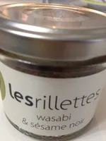 Les rillettes wasabi & sésame noir