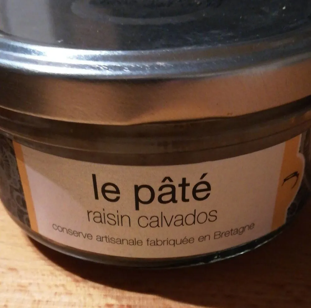 Le pâté raisin calvados