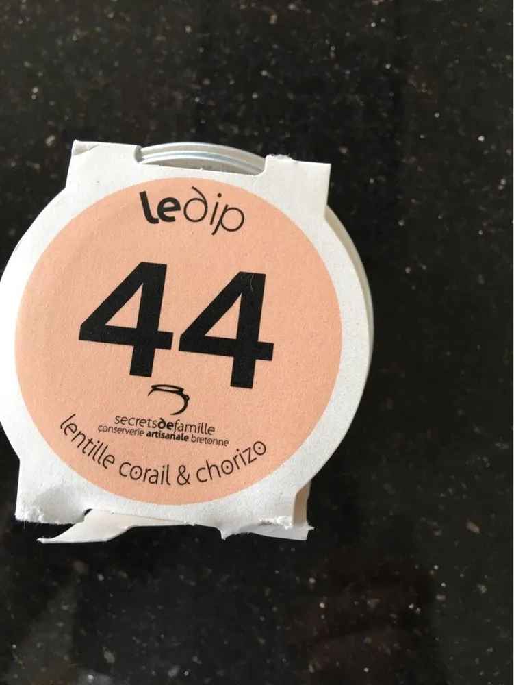 Dip lentille corail chorizo