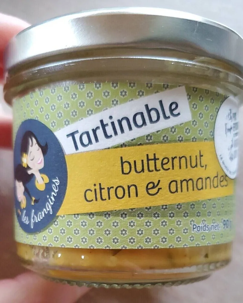 Tartinable butternut citron et amandes