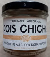 Tartinable artisanale Pois chiche au curry doux citronné
