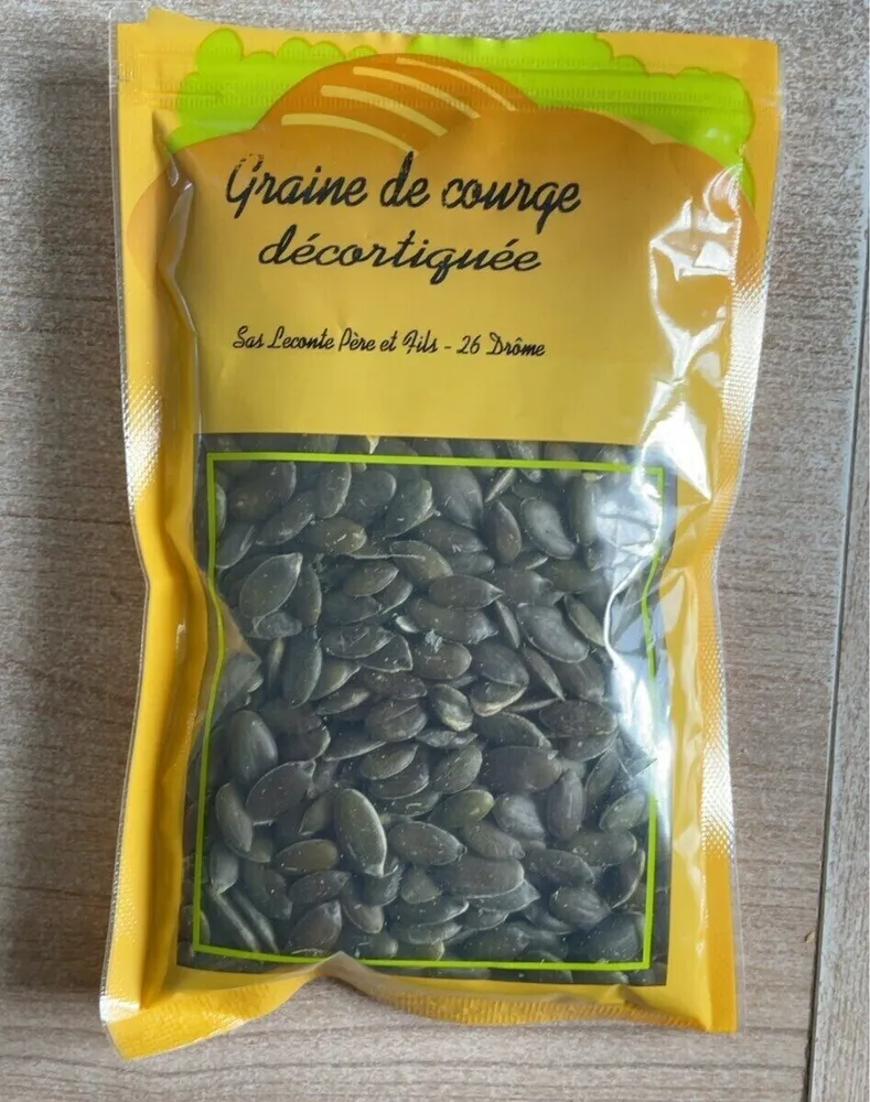 Graines de courge décortiquée