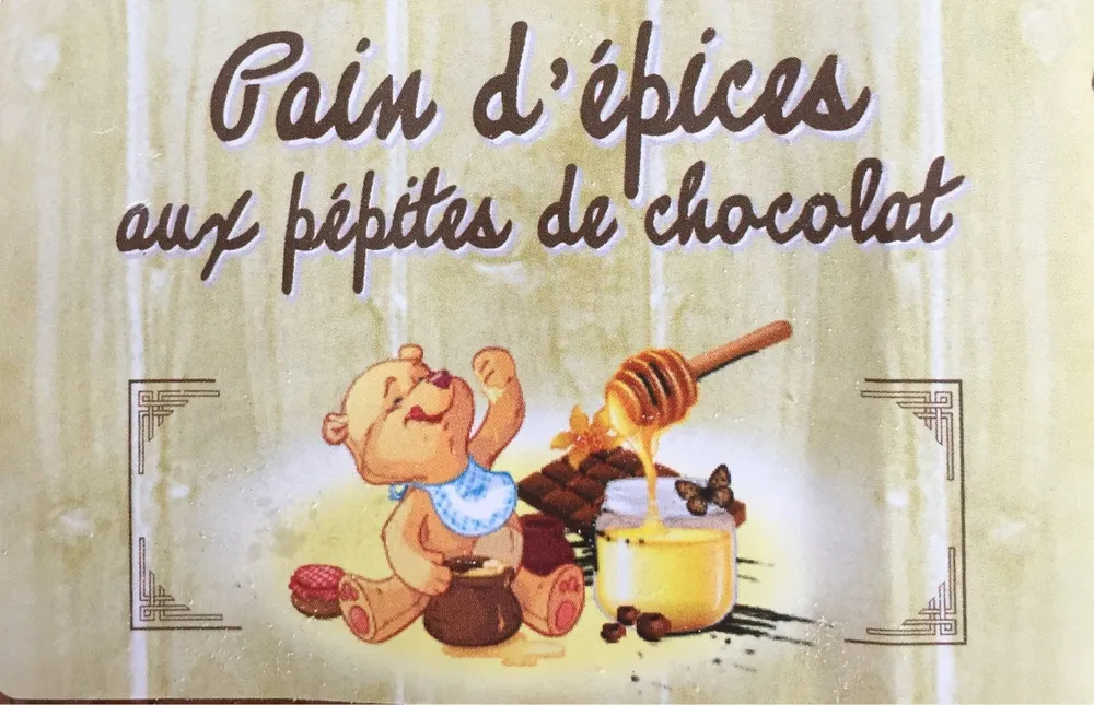 Pain d'épice au miel et pépites de chocolat