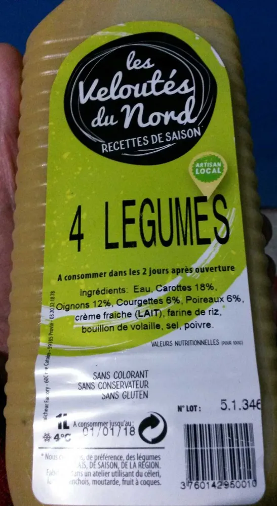 Velouté 4 Légumes