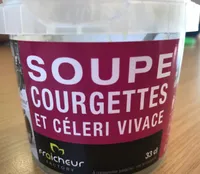 Soupe courgettes et celeri vivace
