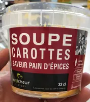 Soupe carottes saveur pain d'épices