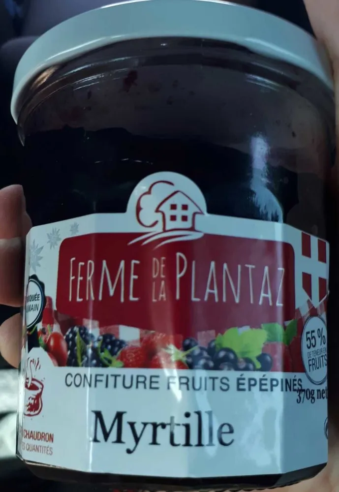Confiture fruit épépinés Myrtille