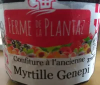 Confiture de Myrtilles au génépi