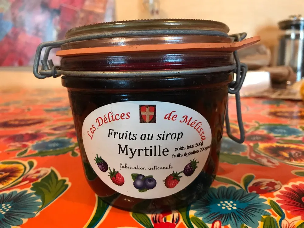 Fruit au sirop Myrtille
