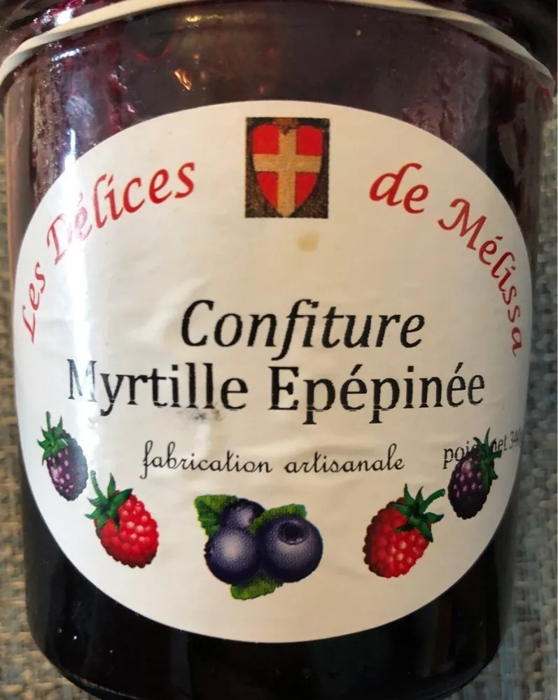 Confiture myrtille epépinée