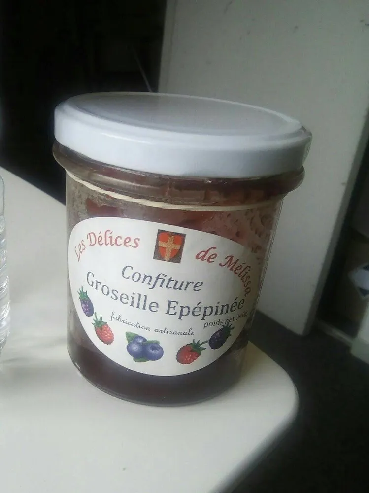 Confiture de groseilles épépinées