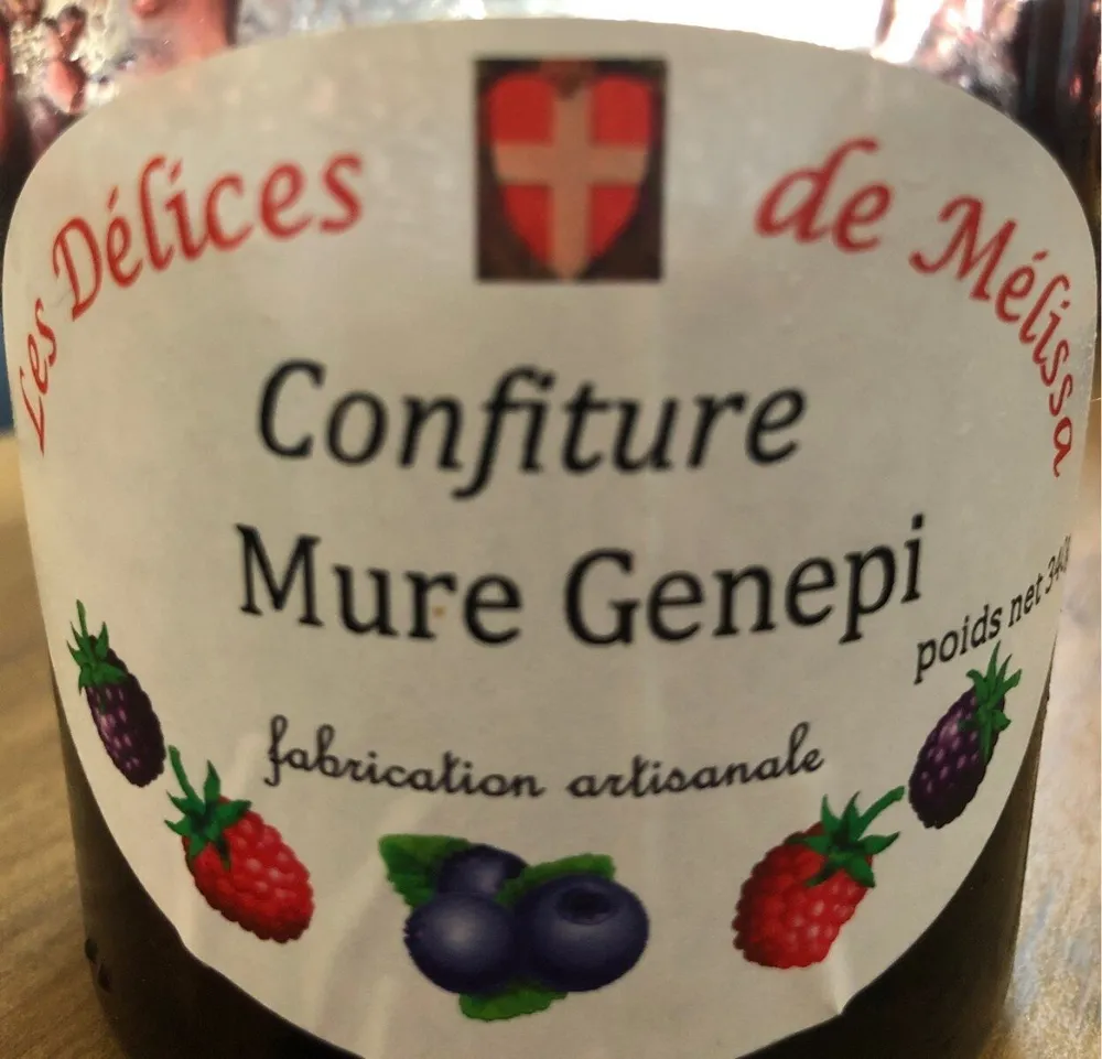Confiture Mure Genepi