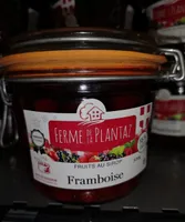 Fruit au sirop framboise