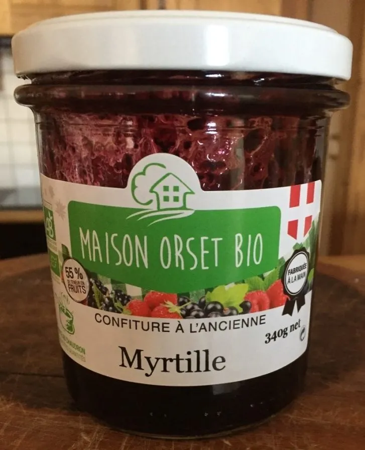Confiture de myrtilles