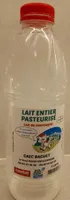 Lait entier pasteurisé