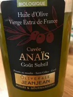 Huile d'olive cuvée anais