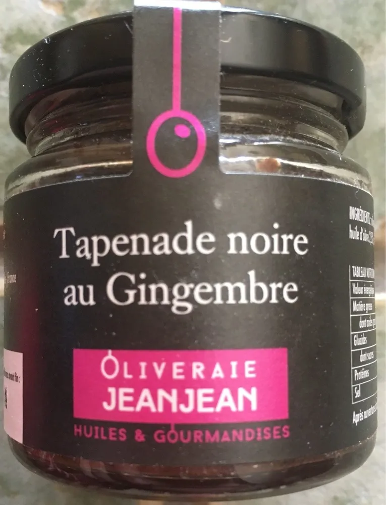 Tapenade noire au gingembre