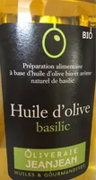 Huile d'olive basilic