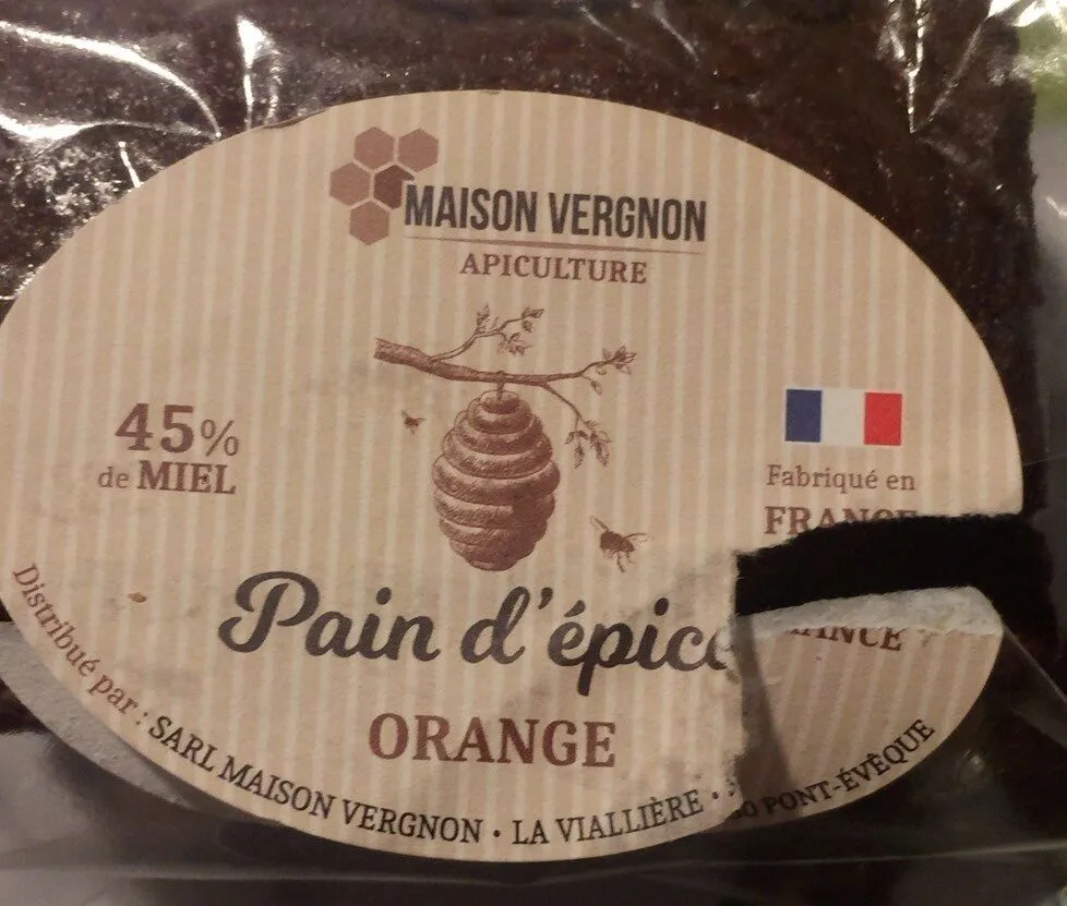 Pain d’epice orange