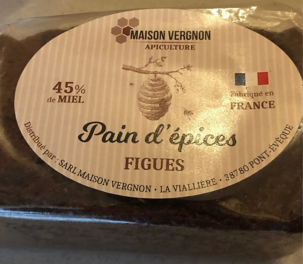 Pain d'epices aux figues