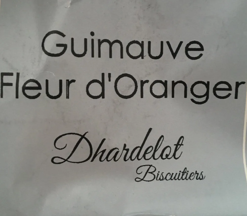 Guimauve Fleur d'Oranger