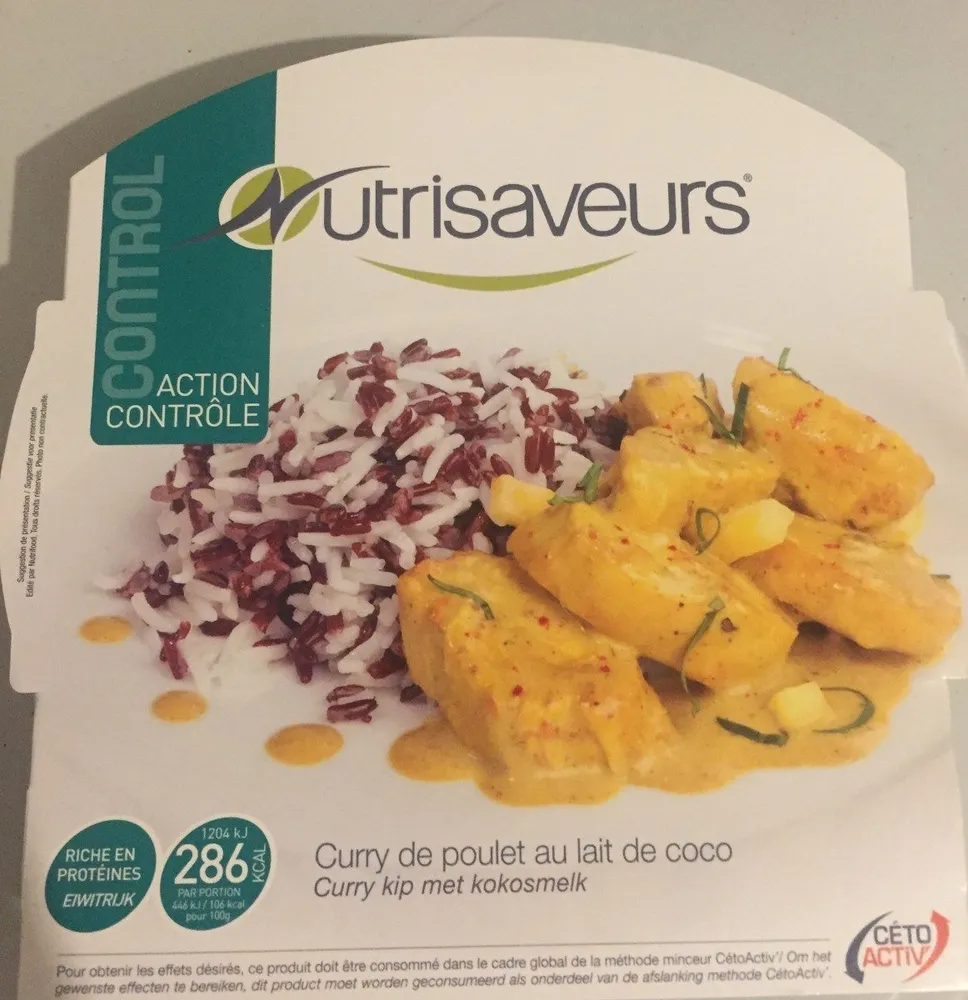 Curry de poulet au lait de coco