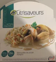 Blanquette de poulet riz et champ