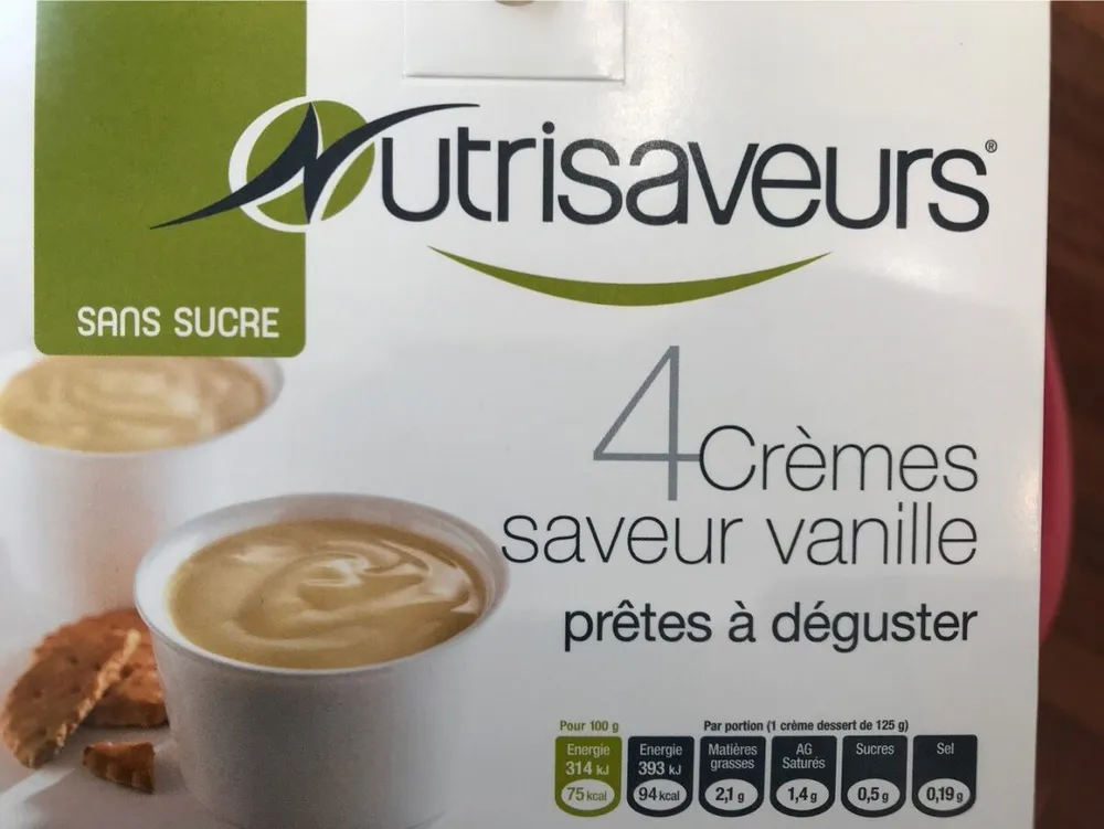 Nutrisaveurs Crèmes Dessert Vanille