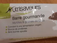 Barre gourmande myrtilles chia