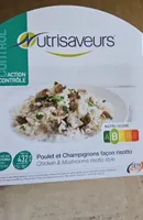 Risotto de poulet et champignons