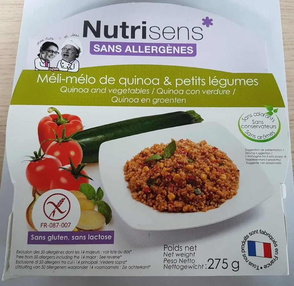 Méli-mélo de quinoa & petits légumes