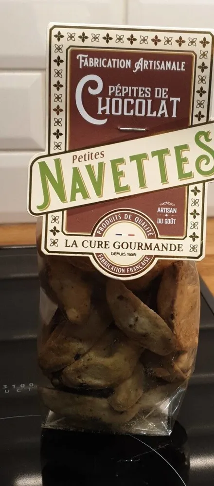 Petites navettes pepites de chocolat