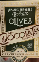Amande enrobées de chocolat olives