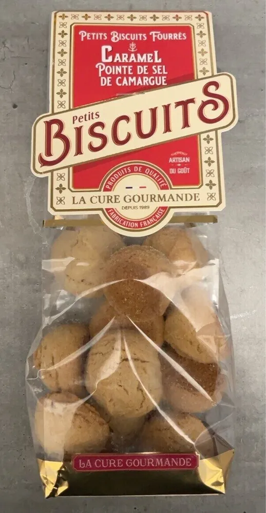 Petit Biscuits Fourrés - Caramel Pointe de sel de Camargue