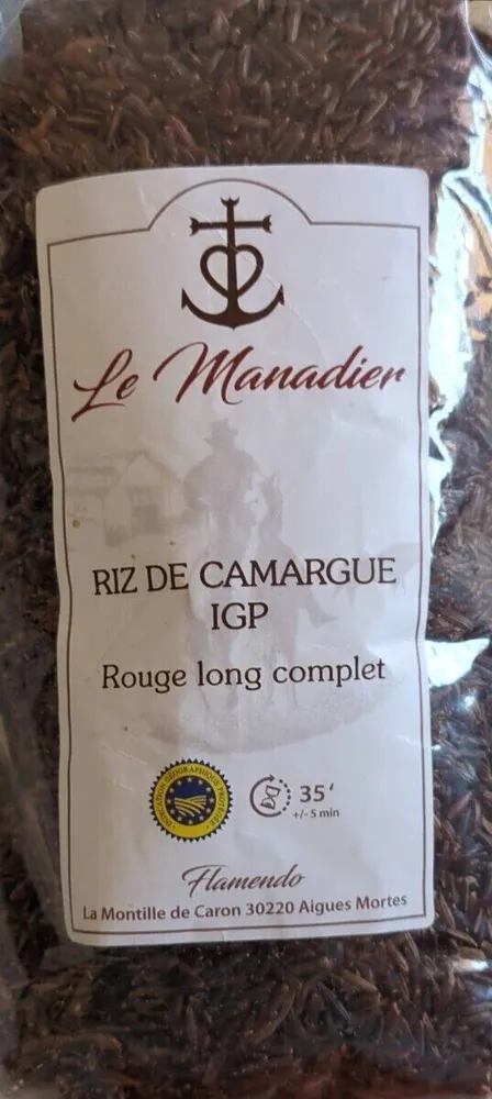 Riz de camargue IGP rouge long complet