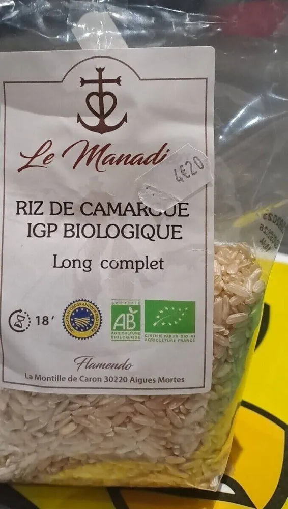 Riz long demi-complet