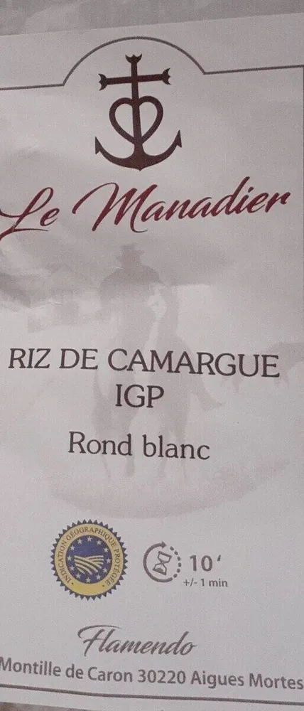 Riz rond blanc