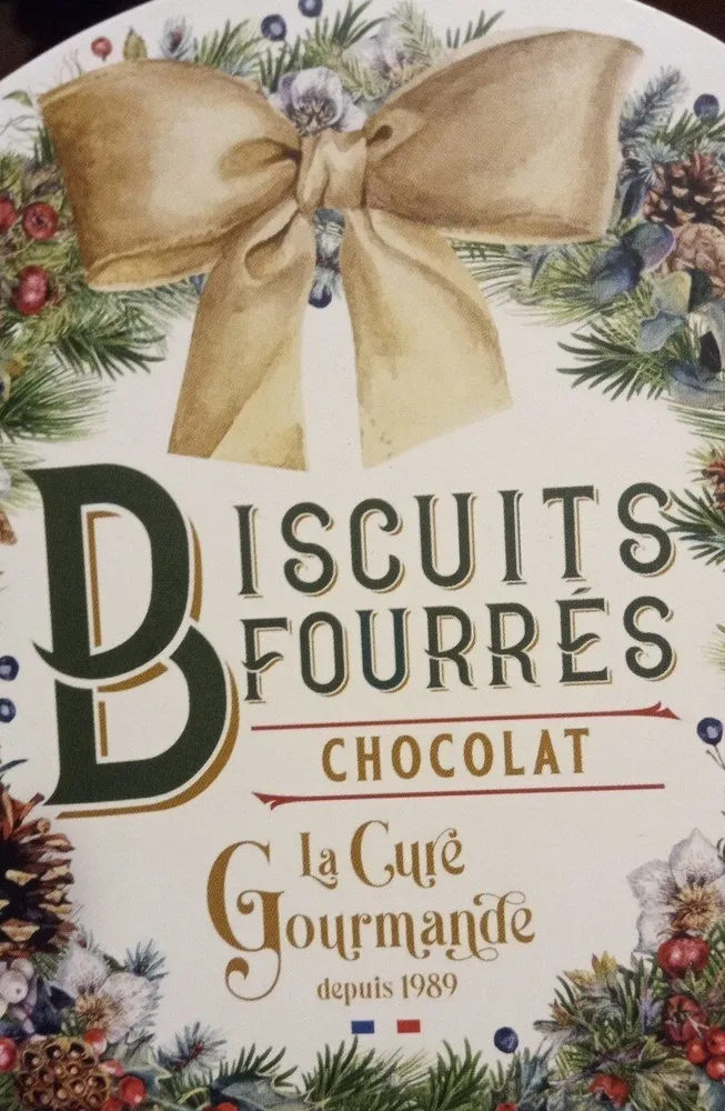 Biscuits fourrés chocolat