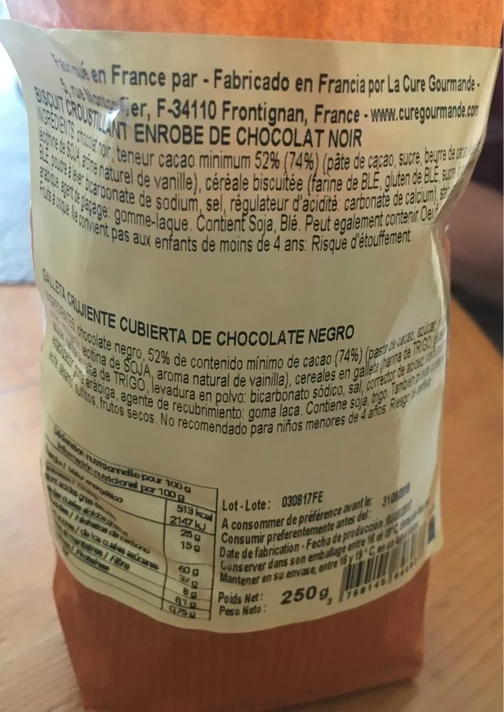 Boule choco "la cure gourmande"