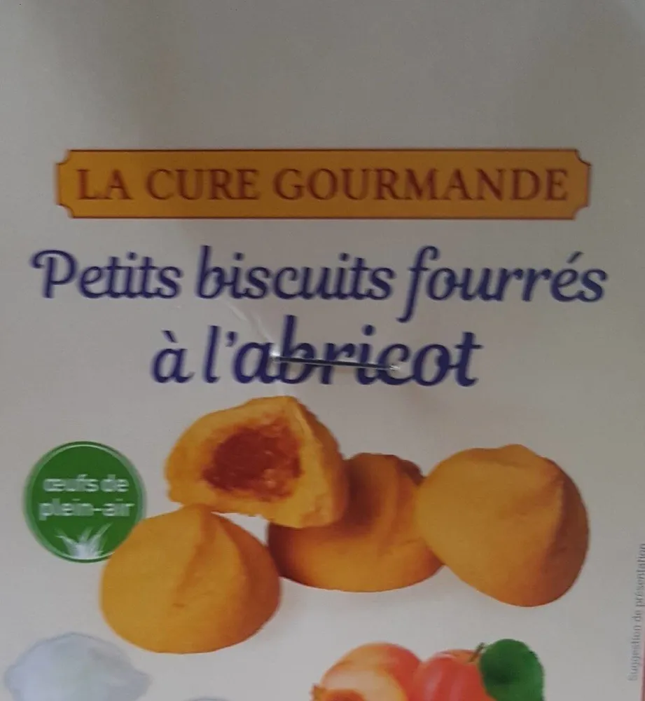 Petits biscuits fourrés à l'abricots