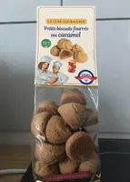 Petits biscuits fourrés au caramel