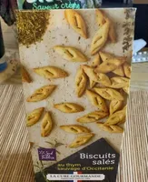 Biscuit salés au thym sauvage d’Occitanie