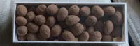 Amandes enrobés de cacao en poudre