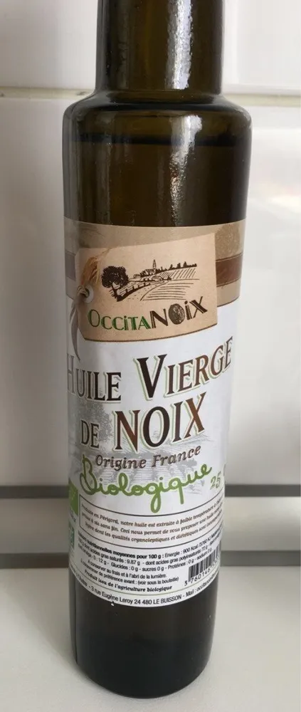 Huile vierge de noix