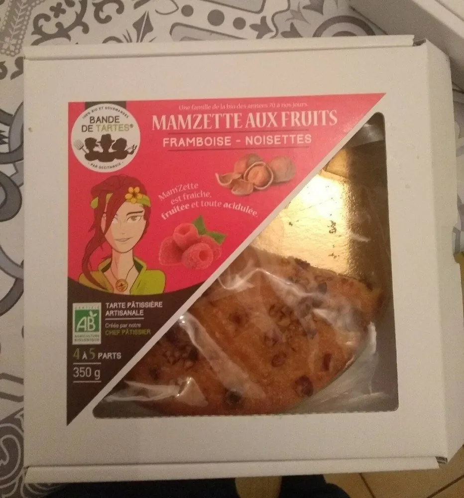 Mamzette aux fruits framboise noisettes