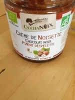 Crème de Noisette, Chocolat noir, piment d'espelette